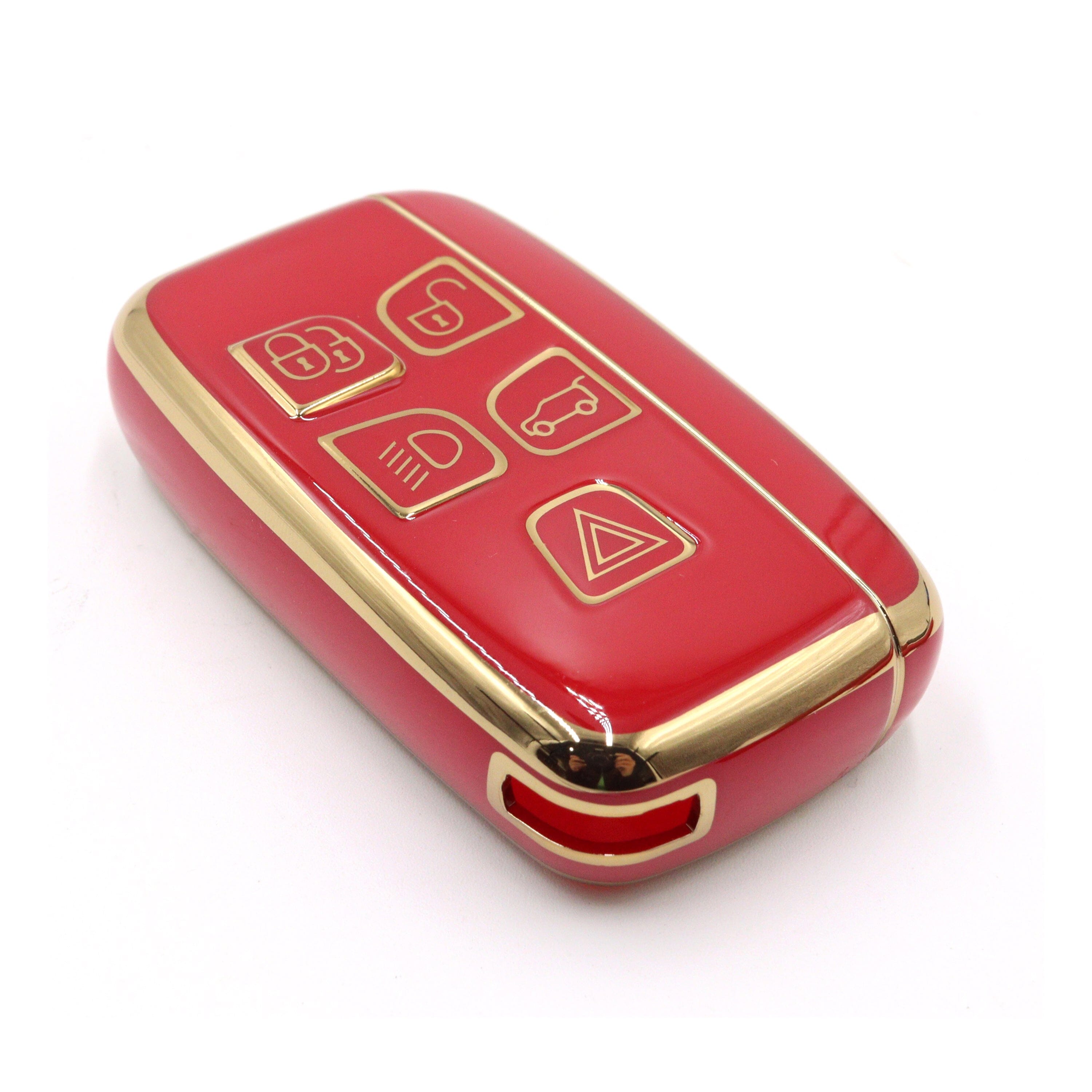 5 Button Red Car Key Sleeve To Suit Range Rover | Remote Pro